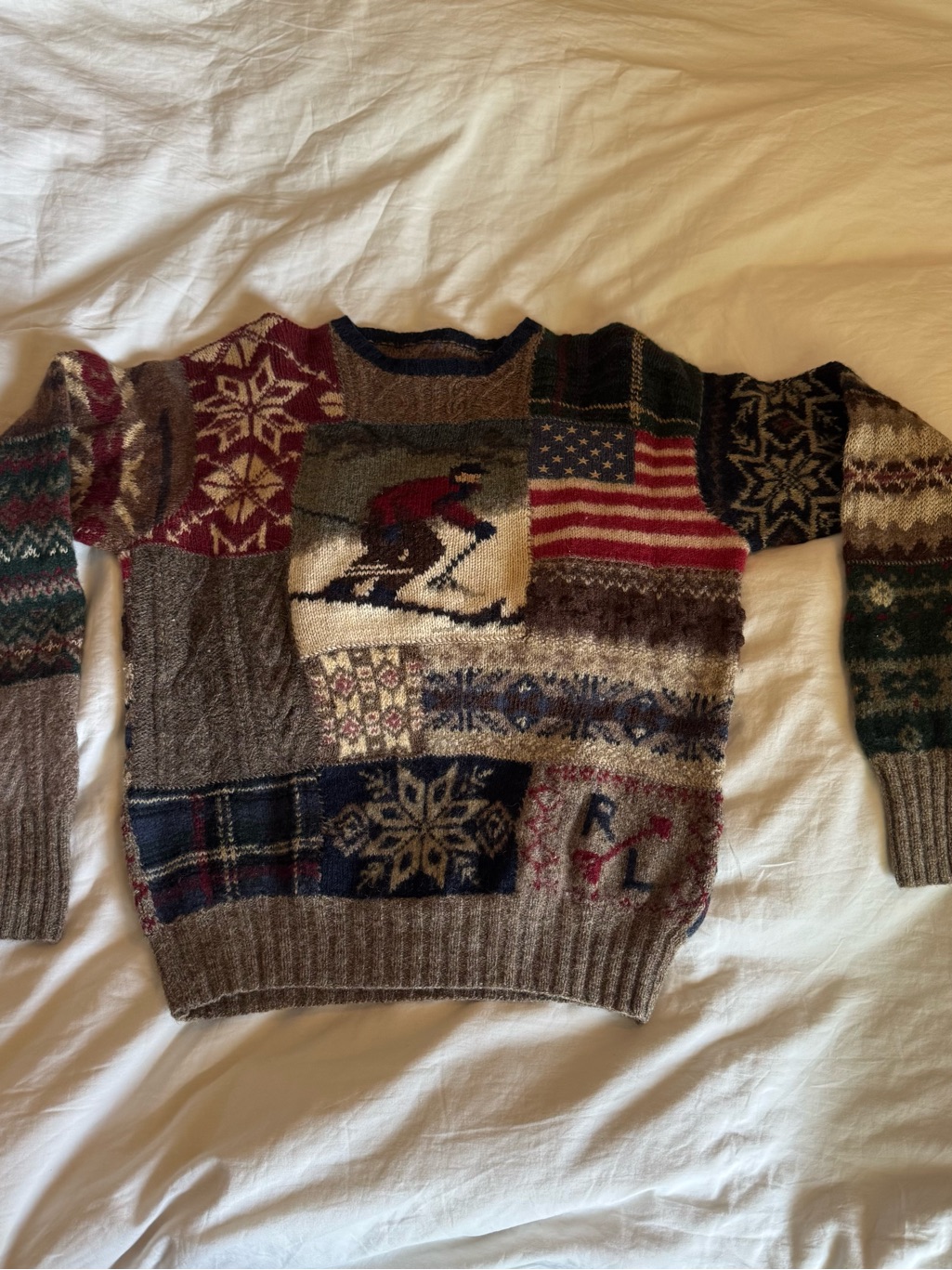 Vintage Ralph Lauren Men's Suicide Ski Sweater